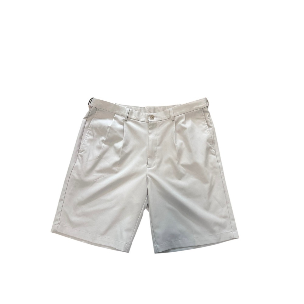 Cool 18 Pro Golf Shorts‎ Pleated Lightweight Khaki Shorts Mens Size?